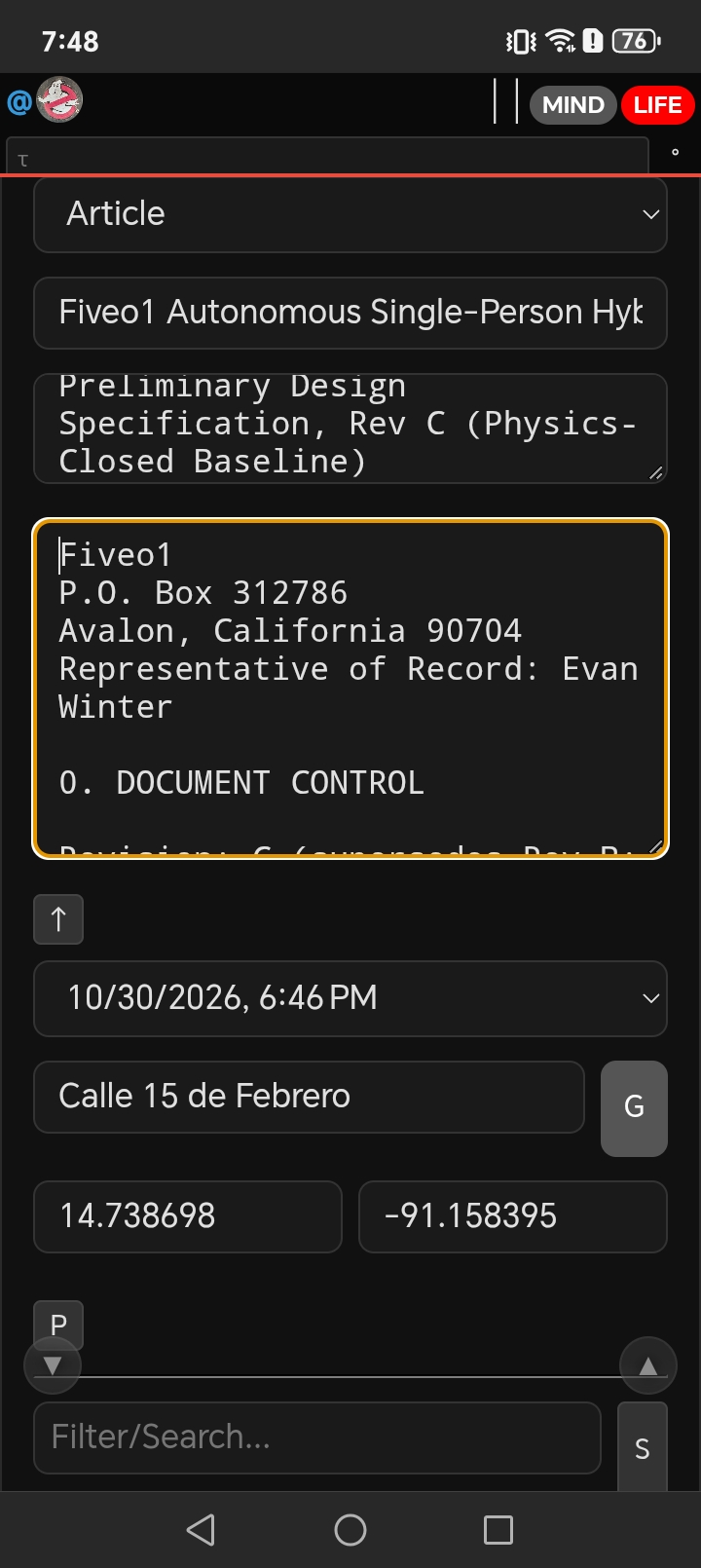 Fiveo1 Autonomous Single-Person Hybrid Surface–Subsurface Transit System @2026-10-30 19:46:54 - Calle 15 de Febrero